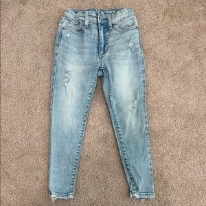 GAP Light Blue Distressed Jeggings